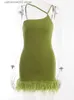 Abiti da festa Verde Backless Slip aderente Mini abito Donna 2023 Estate Sexy Elegante Party Night Club Nero Ladies Bodycon Wrap Abiti all'ingrosso T230602