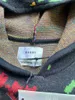 Herrtröjor tröjor rhude cashew jacquard tröja pullover män kvinnor 1 1 bästa kvalitet vintage rhude stickad hoodie hooded t230602