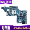 Scheda madre per HP Pavilion Dv6t DV66000 Serie di schede Mainboard 641485001 665345001 665342601 Laptop Mother Board