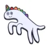 Alfinetes de esmalte arco-íris LGBT Broche adorável Saco de fantasma Animais Roupas Distintivo Presente Amigo Acessórios Desenhos animados Personalizado Jóias Atacado
