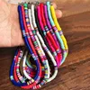 Pendant Necklaces Bohemian Colorful Clay Choker Necklace For Women Girls Boho Rainbow Polymer Clay Beads Adjustable Collar Femme Jewelry 2020 J230601