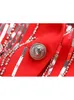 Costumes pour femmes HIGH STREET Fashion 2023 Designer Blazer Double boutonnage Luxueux Superbes boutons en métal argenté perlés