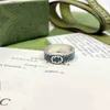 Nieuwe 2023 designer sieraden armband ketting 925 turquoise groen email gebruikt voor mannelijke vrouwelijke koppels paar gepersonaliseerde wijsvinger ring