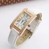 Wristwatches Womage Fashion Women's Watches Luxury Rhinestone Women Rectangle Quartz Relogio Feminino Bayan Kol Saati