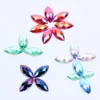 Bouteilles 6x12mm 5000pcs AB Couleurs Marquise Earth Facets Flatback Rhingestone Strass High Shine Nail Art Decorations