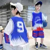 Kinder- und 2023 neuer Sommer-Basketballanzug, schnell trocknend, großer Sport, dünner Jungen-Trend