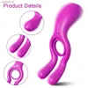 3 Motoren Vibrator Cockring Penis Penisring auf für Mann Verzögerung Ejakulation Penisring Sexspielzeug für Männer Paar Ringe Spielzeug für Erwachsene L230518