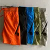 Summer CP Short Mens Track Pant Nylon Swim Shorts Man Jogging Shorts Fitness Sweatpants 5 Colors blue