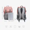 Sacs à couches Lequeen Marque Sac Grande Capacité USB Momie Voyage Sac À Dos Designer Soins Infirmiers pour Bébé Soins 230601