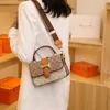 New Trend Fashion Print PU Small Square Harajuku Bag Crossbody Bag For Women Luxury Women's Shoulder Bag Designer Purse