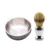 Blade Men Shaving Soap Bowl And Shaving Brush Set With Soft Hair Beard Cleaning Brush Tool Kits