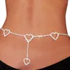 Körperschmuck Stonefans Sexy Luxus Strass Herzform Taille Kettengürtel Für Frauen Mode Kristall Mit Weihnachtsgeschenk