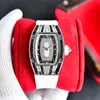 007-1 여성용 고급 클래식 시계 여성 다이아몬드 크라운 시계 남성 시계 시계 45x31mm 자동 기계 운동 패션 럭셔리 시계 손목 시계 Montre de Luxe