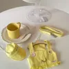 Vestuário para cães Cowboy Colete Roupas para cães de estimação Roupas da moda Cães Super finos Pequenos fofos Chihuahua Verão Amarelo Menina Menino Mascotas 230602