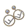 Designer smycken armband halsband ring hög kvalitet pärlörhängen par gåva
