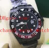 Best selling High Quality GMT 40mm Black Red PVD Mens Watch 16710 Asia 2813 Movement Automatic Mens Watches