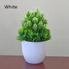 Decoratieve Bloemen 1 SET Mini Plastic Plant Simulatie Bonsai Desktop Ornament Bruiloft Kerst Kunstbloem Nep Ingemaakte Home Decor