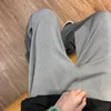 Erkek pantolon yaz şerit rahat pantolon açık eğitim spor salonu ultra ince