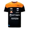 Mens T-shirts 2023 Summer Short Sleeve F1 Racing Team Indy Car Felix Rosenqvist Jersey Pato Oward Uniform Alexander Rossi Mclaren Formula 1 Suit