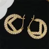 Designers de luxe Hoop Boucle d'oreille pour femmes Hoops Boucles d'oreilles Designer Gold Hoops Ear Studs Femmes Perles Cuivre Diamant Pendentifs Cadeau 2306015PE