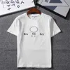 Heren Designer Kleding Beroemde T-shirt Brief Print Ronde Hals Korte Mouw Zwart Wit Mode Mannen Vrouwen T-shirts S-3XL 4XL L230520