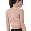 Abbigliamento da yoga Reggiseno sportivo Push-up ad alto impatto Abbigliamento sportivo da donna Biancheria intima imbottita Reggiseno Palestra Corsa Fitness Top Donna Taglie forti 2XL