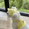 Vestuário para cães Cowboy Colete Roupas para cães de estimação Roupas da moda Cães Super finos Pequenos fofos Chihuahua Verão Amarelo Menina Menino Mascotas 230602