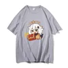 Men's T Shirts Fashion Brand Game Anime Funny Cute Paimon Kaedehara Kazuha Graphic Shirt Men Women Regular Tshirt Unisex Cotton T-shirts