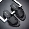 Summer Men's Leather Slippers High Quality Personalized Deodorant Soft Soles Outdoor Comfortable Non-Slip Beach Sandals