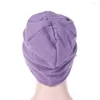 Bérets femmes coton chaud coupe-vent bonnet de chimiothérapie chapeau musulman tête enveloppement