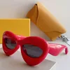 Овальные солнцезащитные очки Lunettes de Soleil Designer Женские дизайнерские очки LW40097I кошачьи глаза ацетатные волокнисты