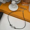 Chains 2023 Design Sense Star Necklace Women's Vintage Style Leather Rope Party Jewelry Accessories Friendship Gift