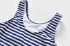 2-7Y Toddler Baby Striped Style Girls 'High Quality Swimwear Children's Beach Suit P230602