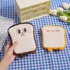 Dessin animé Toast en peluche porte-monnaie filles serviette hygiénique pochette étudiant écouteur sac de rangement pain stylo sac à main papeterie cadeaux