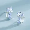 2023 nouveau coréen Zircon lapin goujon femmes mignon animaux opale cristal boucles d'oreilles mode élégant bijoux fête cadeau G230602