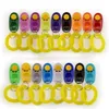 Nouveau Pet Chat Chien Formation Clicker En Plastique Nouveaux Chiens Cliquez Formateur Clickers transparents Avec Bracele En Gros GG