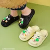 2023 New Women's Summer Outwear Fashion Cute Anti slip Thick Sole Double Wear Home Lazy Slippers