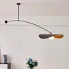 Lampes suspendues Style européen Simple salon Long pôle chapeau lustre Restaurant chambre El mode éclairage décoratif
