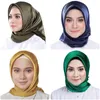 Scarves Solid Plain Chiffon Scarf Women'S Printed Shawl Headband Muslim Long