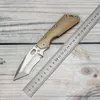 EVIL EYES Custom Folding Knife MSC SMF Titanium Handle High Hardness Tanto M390 Blade Strong Outdoor Equipment Tactical Hunting Tools Camping Pocket EDC