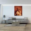 Romantic Figurative Canvas Art Chaise D or Hand Painted Oil Artwork of Spanish Dancing Modern Decor for Spa Retreat