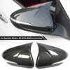 New 2X Carbon Fiber Car Rearview Mirror Cover Side Door Mirror Shell Decoration Trim for Hyundai Elantra AD 2016 2017 2018 2019 2020