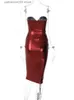 Party Dresses Bandage Cut Out Backless Midi Strapless Dress Women 2023 Summer Sexy Evening Party Bodycon Prom Dresses Elegant Night Clothes T230602