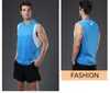 Ärmelloses Herren-Shirt, Fitness, Herren, Sport, blanko, Trainingsweste, Baumwolle, Muskel-Tanktop, Fitnessstudios, Kleidung, D-10012X