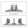 Stand verticale laptopstand Stand verstelbare laptop dock dubbele laptop verticale standaard verstelbare houder (tot 17,3 inch) voor Mac PC -standaard