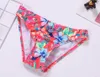 6-14 Year Old Teenager Two Piece Girls' Swimwear High Quality Bikini Set Flower Children's Beach Suit-ST168 P230602