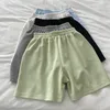 Damen-Shorts, koreanische einfache einfarbige lässige Shorts, Sommermode, lose Vintage-Frauen, elastische Taille, schicke Harajuku-Frauenshorts 230602