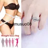 Band Rings Fashion Rings for Women Moissanite Ring Wedding Gifts Micro Magnetic Slimming Ring Weight Loss Ring Designer Jewelry Anillos J230602