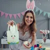 Prezent Cute Easter Chicken Tkanina kosza na cukierki jajka wiadra do przechowywania torba dla dzieci