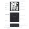 Relojes de pared Reloj digital con temperatura Humedad Pantalla grande de 8.6 pulgadas Alarma de hora / fecha / semana para oficina en casa